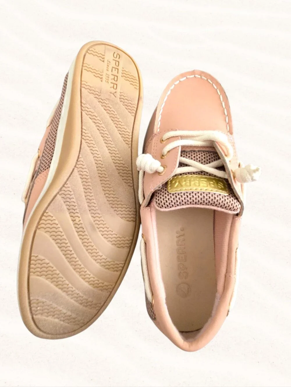 Sperry Girl's, Songfish (Little Kid/Big Kid) Cameo Rose, 13.5 Medium